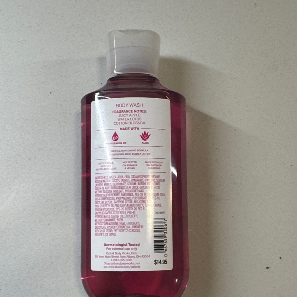 Bath & Body Works Pink Tie Dye Body Wash - Red - Picture 2 of 3